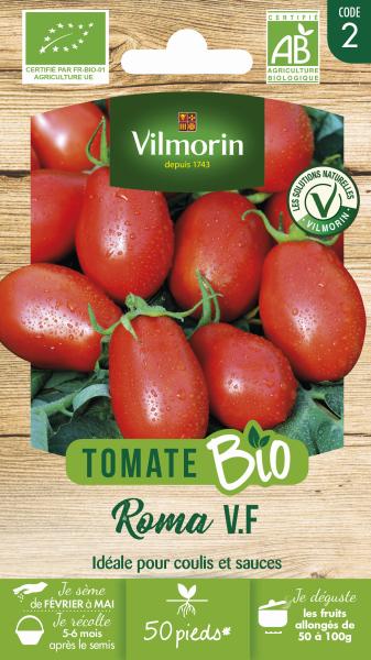 Potagères - Tomate Roma V.F - BIO - PACKAGING_RECTO